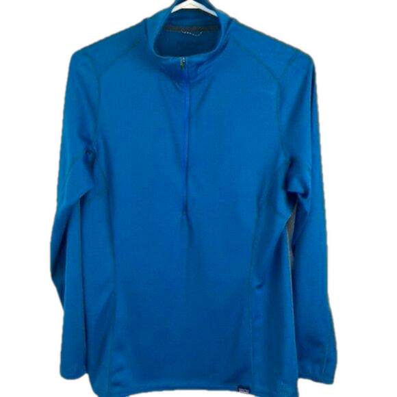 Patagonia Tops - Patagonia Zip-Neck Polyester Capilene Baselayer Midweight Pullover